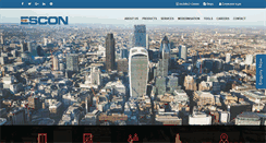 Desktop Screenshot of esconelevators.com